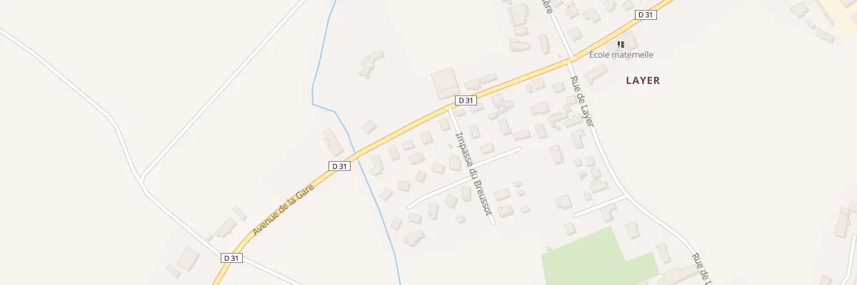Plan du 38 Av de la Gare à Saulon-la-Chapelle