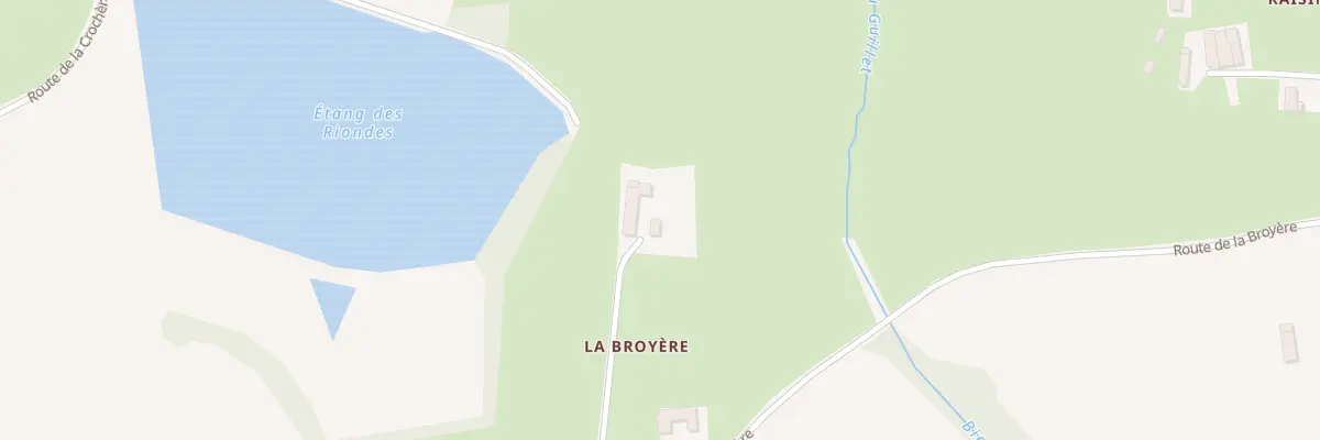 Plan du 213 Rte de la Broyère à Condeissiat