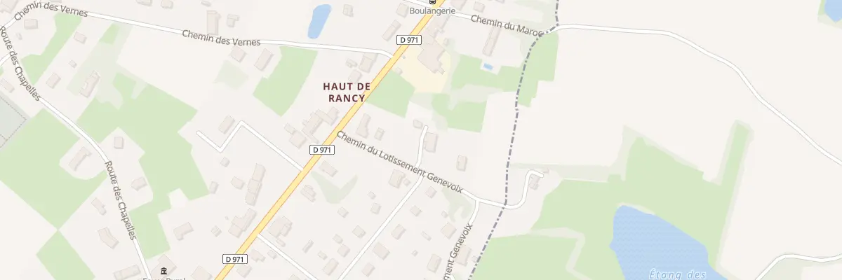 Plan du 99 Che du Lot Genevois à Rancy