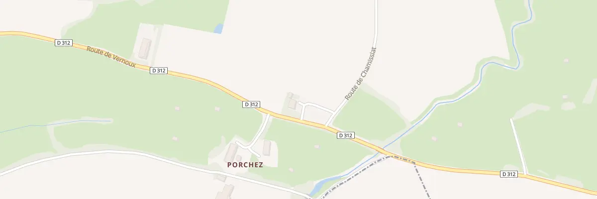 Plan du 2045 Rte de Vernoux à Romenay