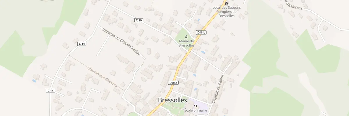 Plan du 271 Grande Rue à Bressolles