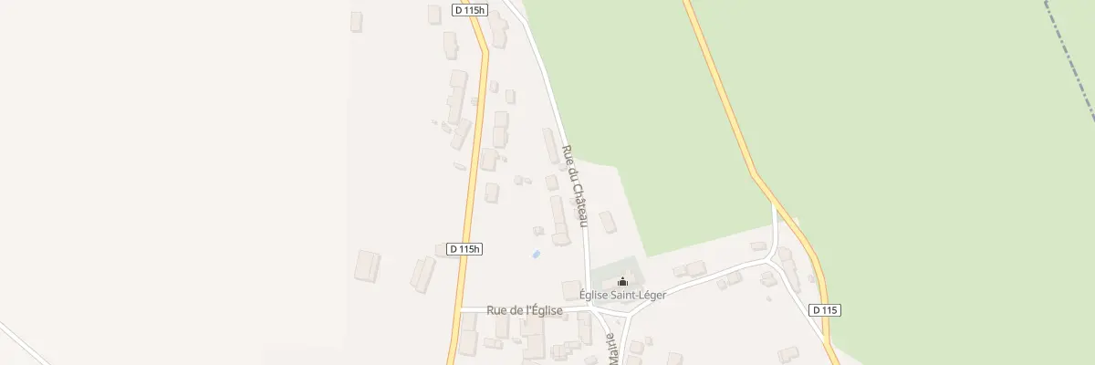 Plan du 5 Rue du Château à Chivres