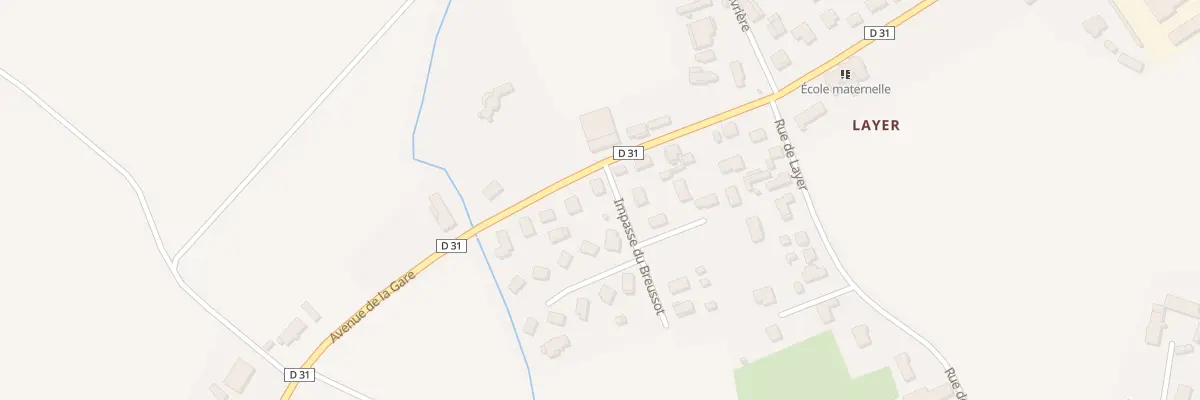 Plan du 40 Av de la Gare à Saulon-la-Chapelle