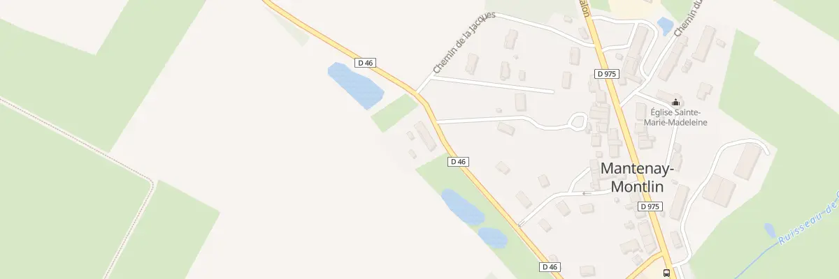 Plan du 369 Rte de Pont de Vaux à Mantenay-Montlin