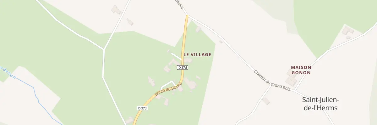 Plan du 5027 Le Village à Saint-Julien-de-l’Herms