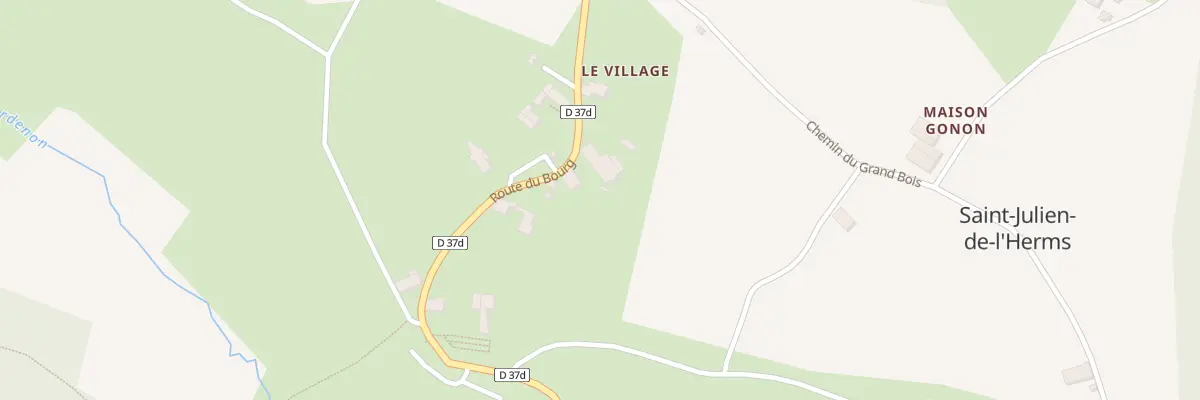 Plan du 5029 Le Village à Saint-Julien-de-l’Herms