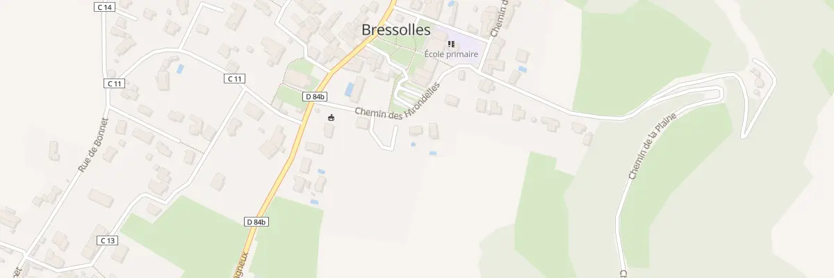 Plan du 126 Che des Hirondelles à Bressolles