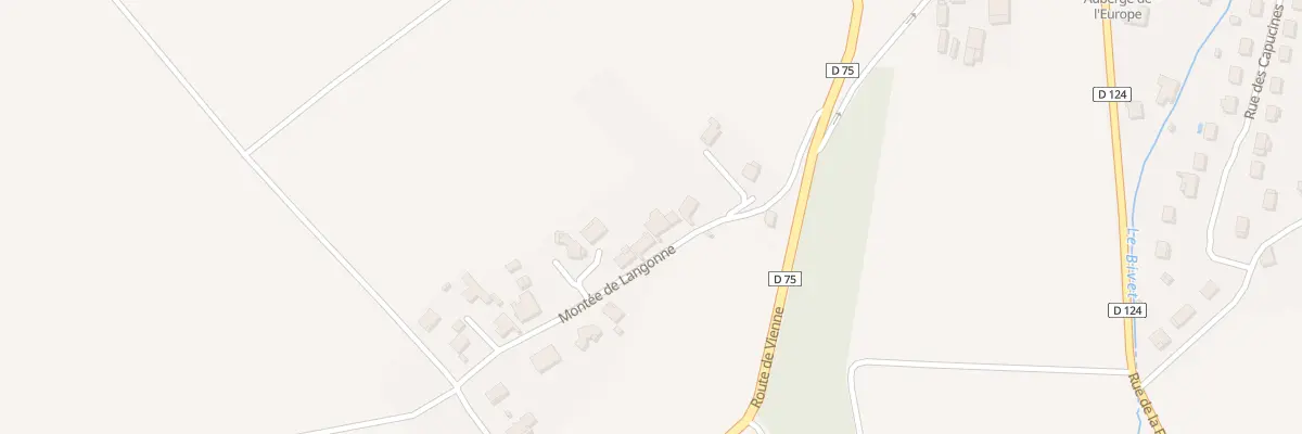 Plan du 180 Mte de Langonne à Saint-Quentin-Fallavier