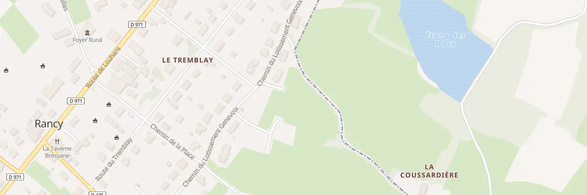 Plan du 2 Imp des Acacias à Rancy