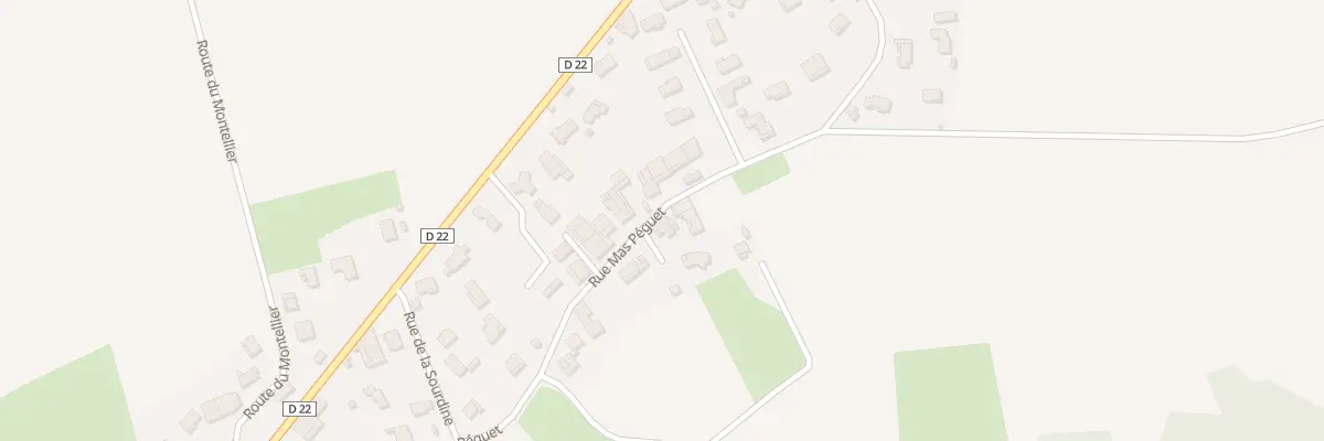 Plan du 400 Rue Mas Peguet à Pizay