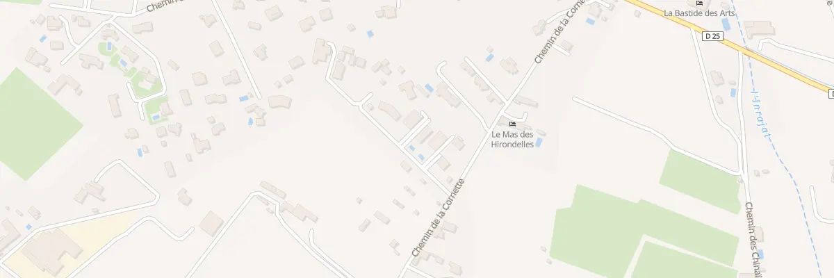 Plan du 317 Che de la Cornette à Saumane-de-Vaucluse