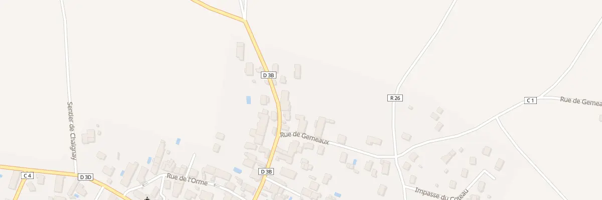 Plan du 3 Rue de Gemeaux à Marsannay-le-Bois