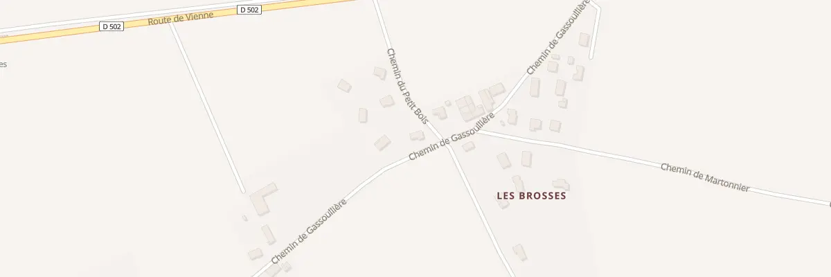 Plan du 320 Chem de Gassoullieres à Royas