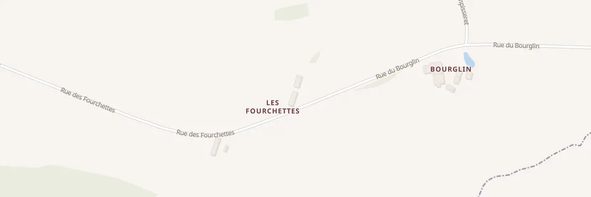 Plan du 630 Rue des Fourchettes à Tronchy