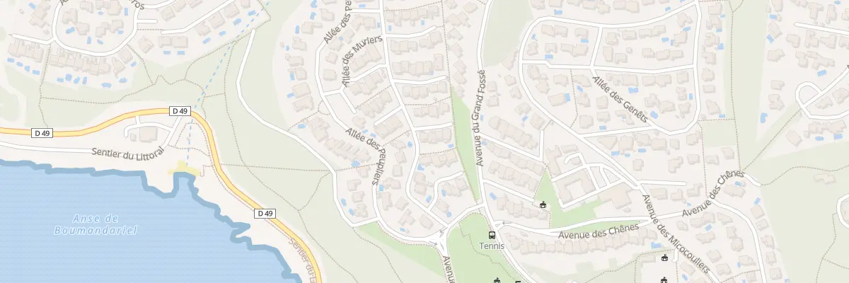 Plan du 7 All des Lavandes à Sausset-les-Pins