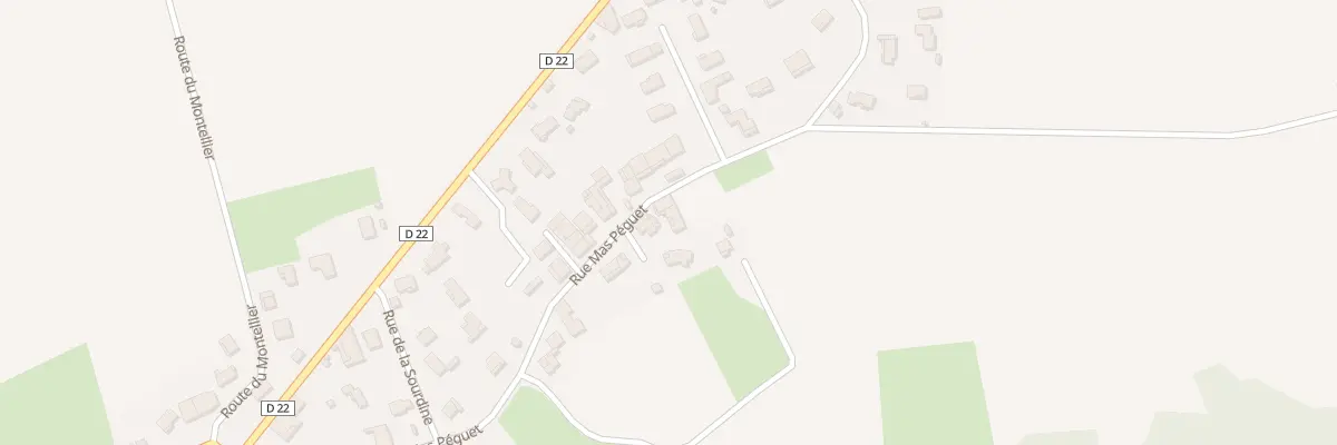 Plan du 5059 Mas Peguet à Pizay