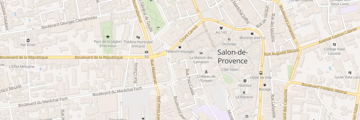 Plan du 16 Rue de la Guerite à Salon-de-Provence