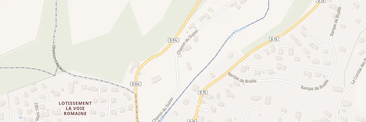 Plan du 194 Che du Suzon à Pommier-de-Beaurepaire