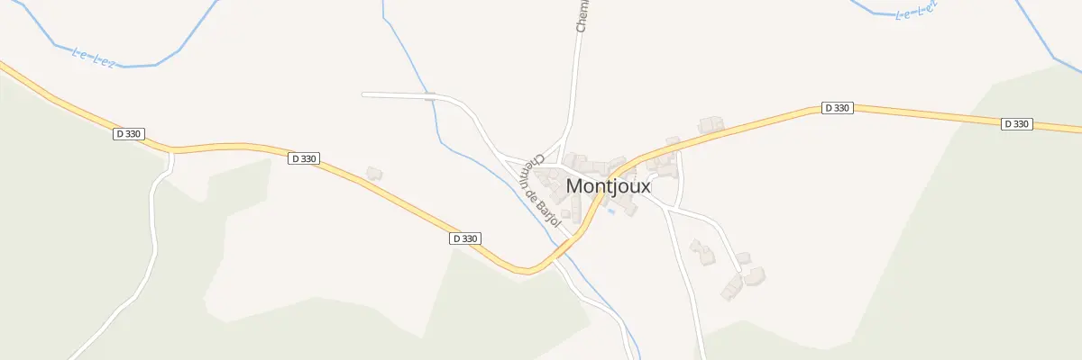Plan du 64 Che de Barjol à Montjoux