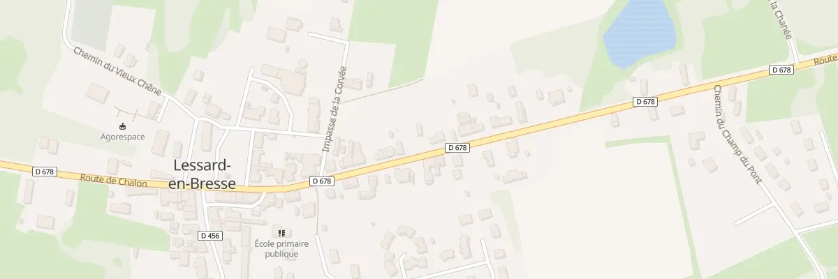 Plan du 19 Rte de Louhans à Lessard-en-Bresse