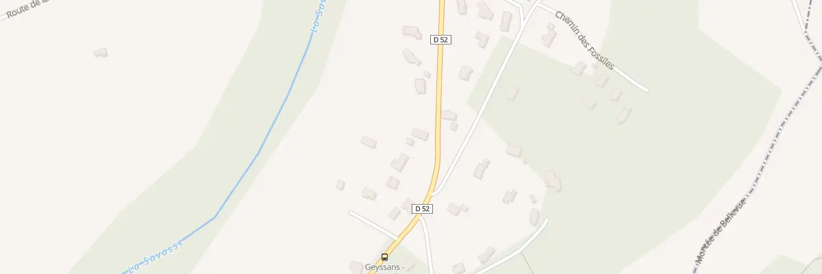 Plan du 705 Rte D 52 à Geyssans