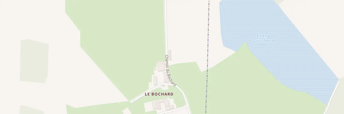 Plan du 5053 Che du Bochard au Montellier