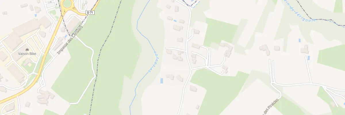 Plan du 9006F Che Combe Frigaoule à Saint-Marcellin-lès-Vaison