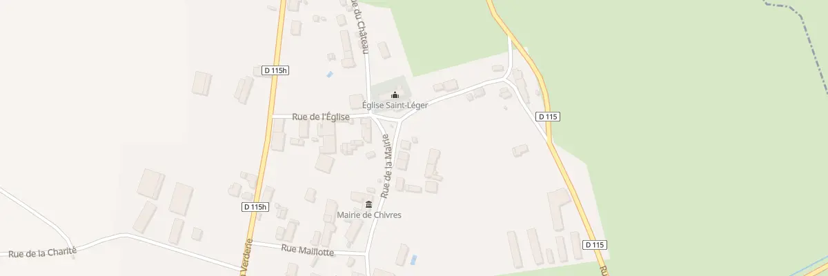 Plan du 12 Rue de la Mairie à Chivres