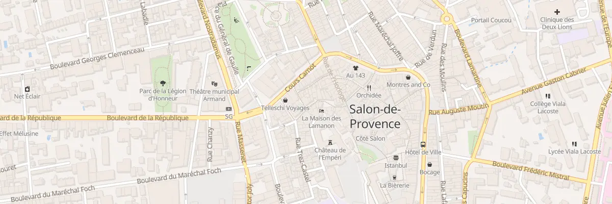 Plan du 12 Rue Portalet à Salon-de-Provence