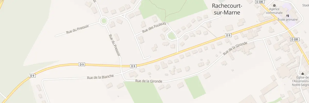 Plan du 12 Av de Wassy à Rachecourt-sur-Marne