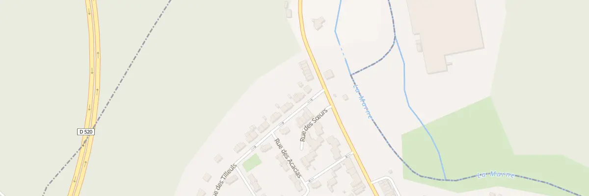 Plan du 6 Rue des Tilleuls à Rachecourt-sur-Marne