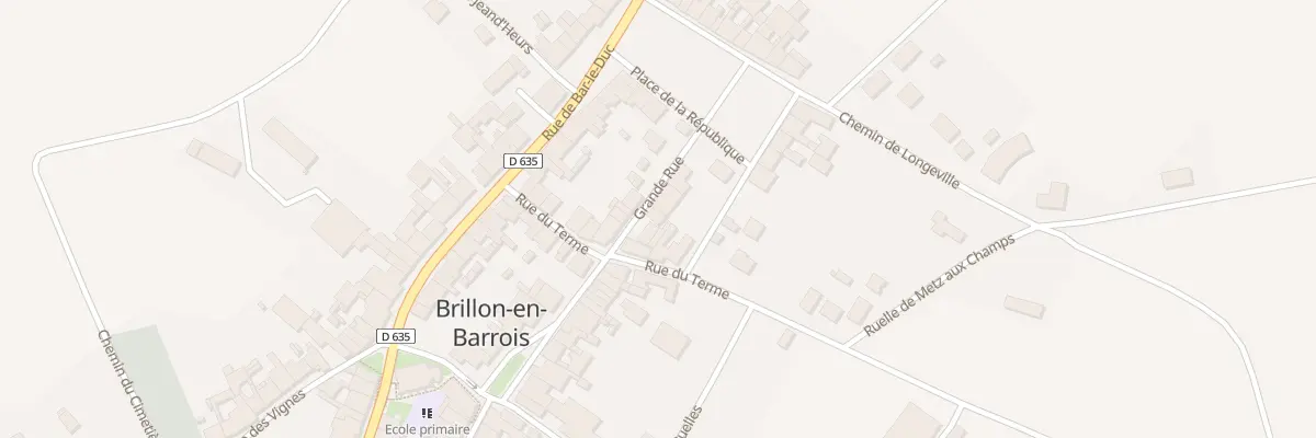 Plan du 44 Gr Grande Rue à Brillon-en-Barrois