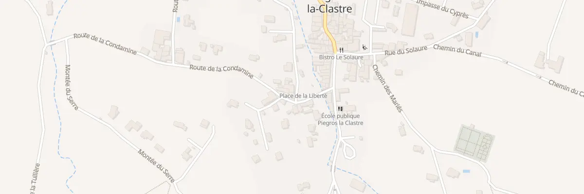 Plan du 5039 Le Village à Piégros-la-Clastre