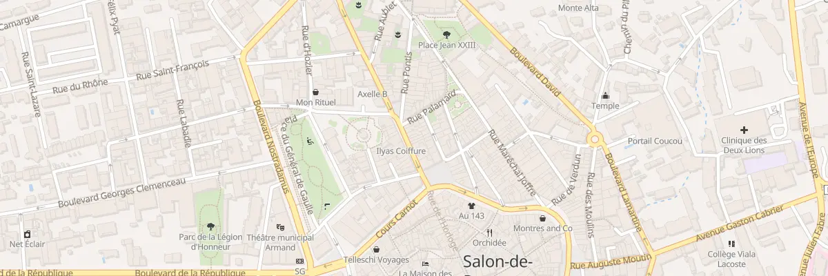 Plan du 44 Rue des Freres Kennedy à Salon-de-Provence