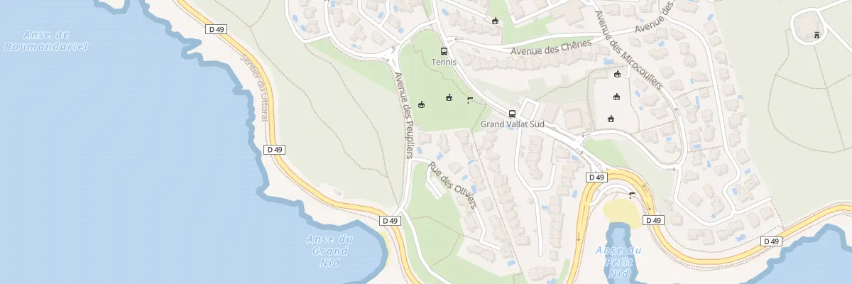 Plan du 1 Rue des Oliviers à Sausset-les-Pins