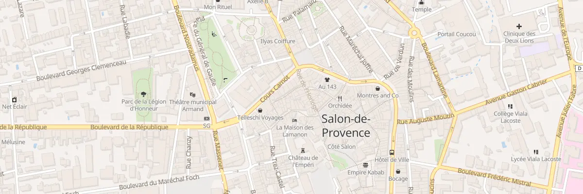 Plan du 25 Rue Malespine à Salon-de-Provence
