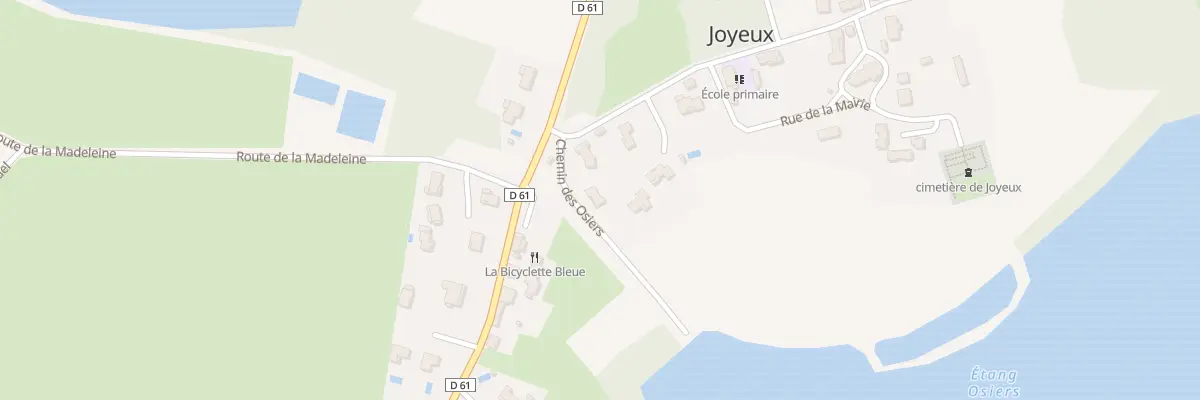 Plan du 2 Lot Les Osiers à Joyeux