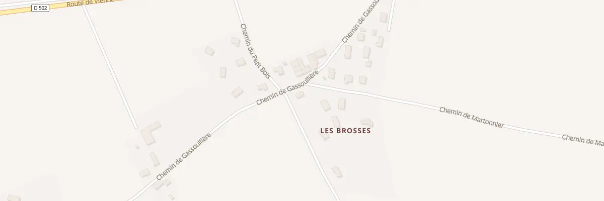 Plan du 245 Chem de Gassoullieres à Royas