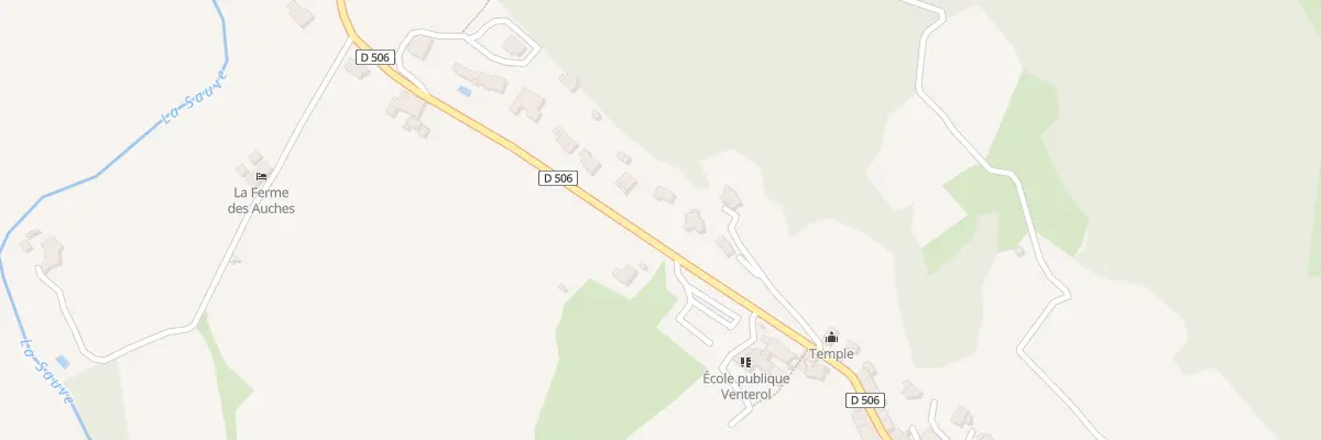 Plan du 50 Rte de la Gare à Venterol