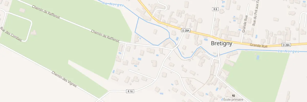 Plan du 3 Che de Raffenot à Bretigny