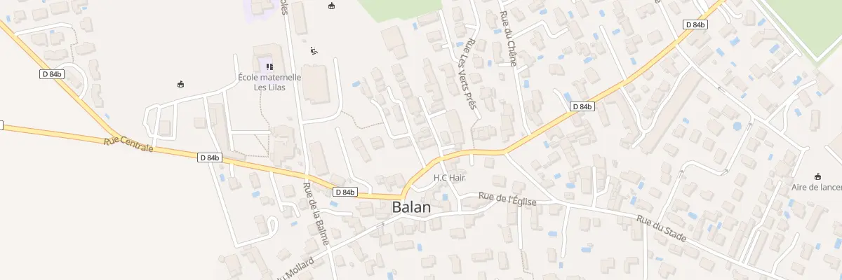 Plan du 28 Rue du Tilleul à Balan