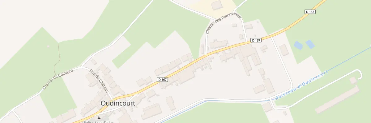 Plan du 16 Rue Principale à Oudincourt