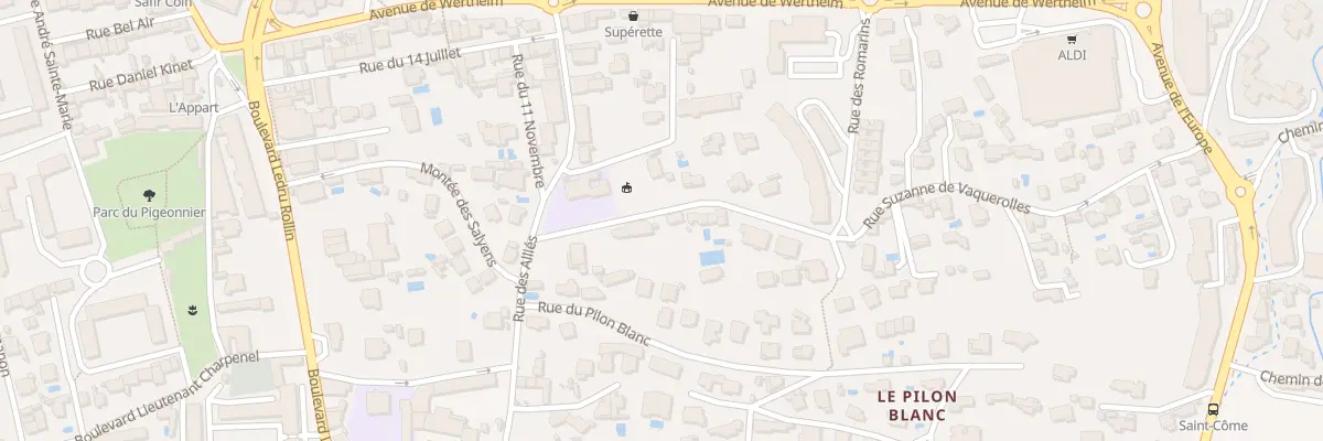 Plan du 120 Rue Suzanne de Vaquerolles à Salon-de-Provence