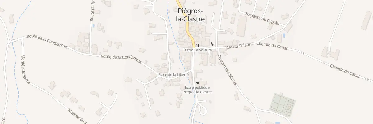 Plan du 5043 Le Village à Piégros-la-Clastre