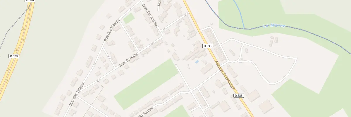 Plan du 9003 Rue de l’Aurore à Rachecourt-sur-Marne