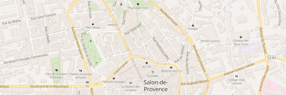 Plan du 43 Rue Ponsard à Salon-de-Provence