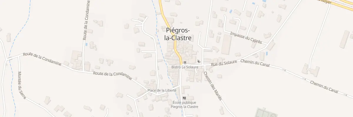Plan du 5064 Le Village à Piégros-la-Clastre