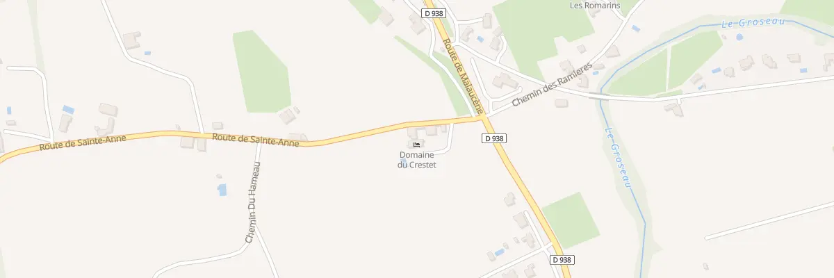 Plan du 5342 Rte de Sainte Anne à Crestet