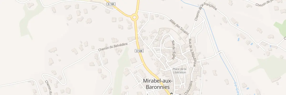 Plan du 5002 Av de la Résistance à Mirabel-aux-Baronnies