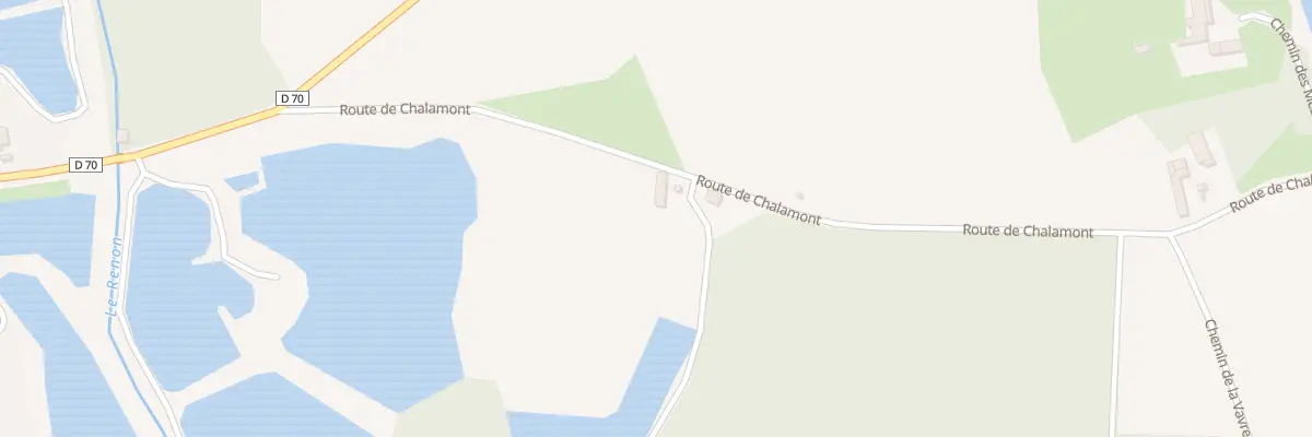 Plan du 5002 Rte Chalamont au Plantay